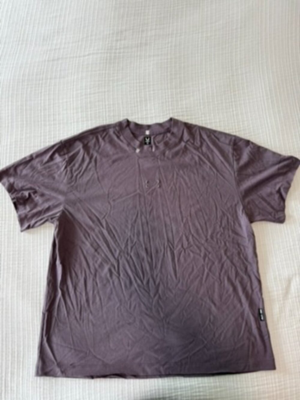 ASRV Tech Essential Relaxed Space Bracket Tee Deep Purple M DSG-0787